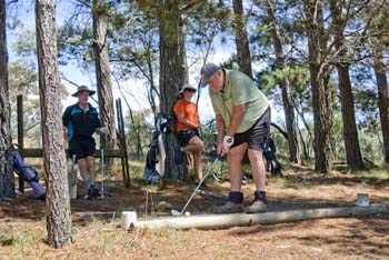 On the tee at Short 'n Sweet Short 'n Sweet