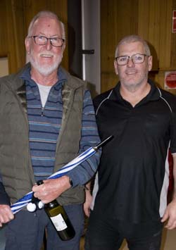 Sponsor Dave with 9 Hole runner-up Brad Dave & Brad